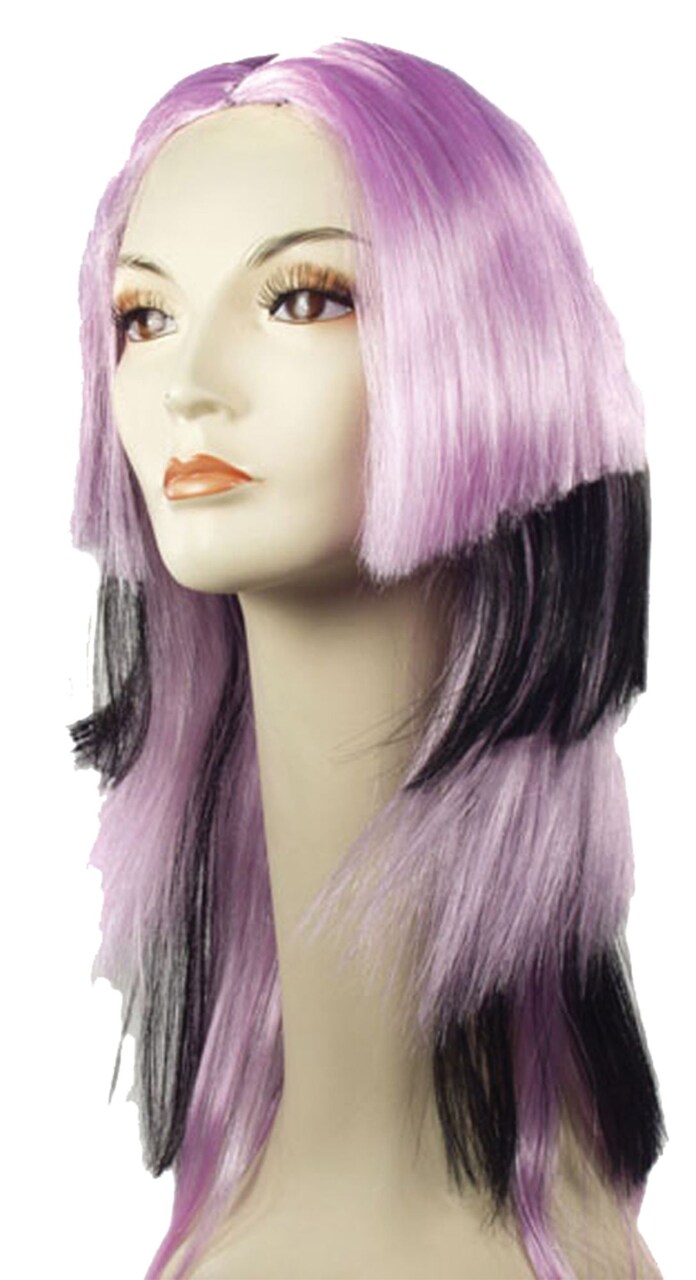 The Costume Center Black and Hot Pink Zebra Lady Women Adult Halloween Wig Costume Accessory - One Size